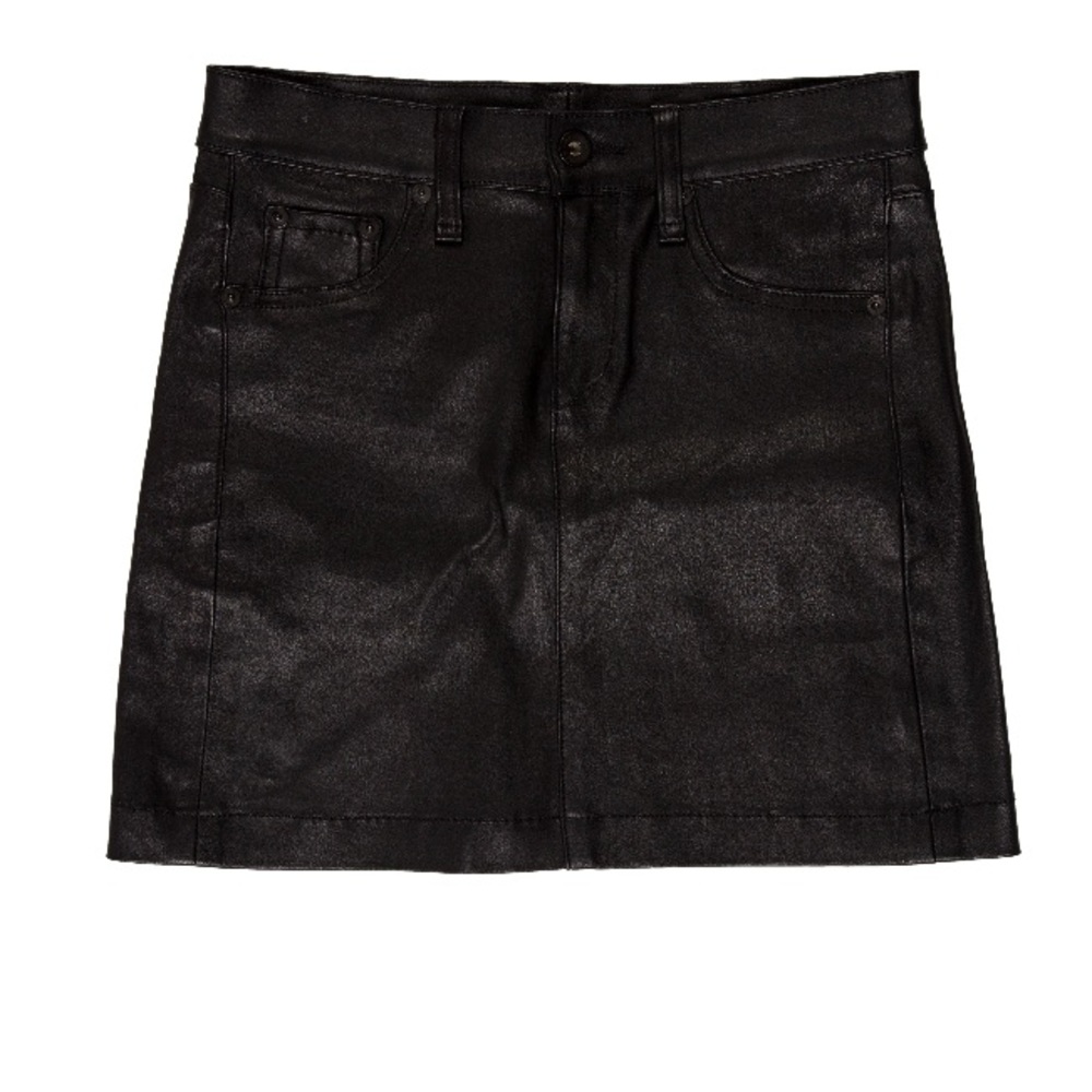 Rag&Bone lamb leather skirt